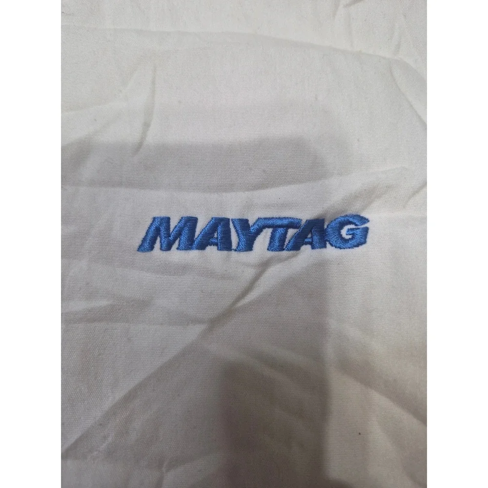 Vintage California Imperial Maytag Windbreaker Jacket White Mens Large USA Made